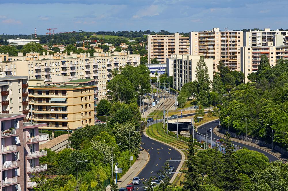 La géographie autour de Montpellier